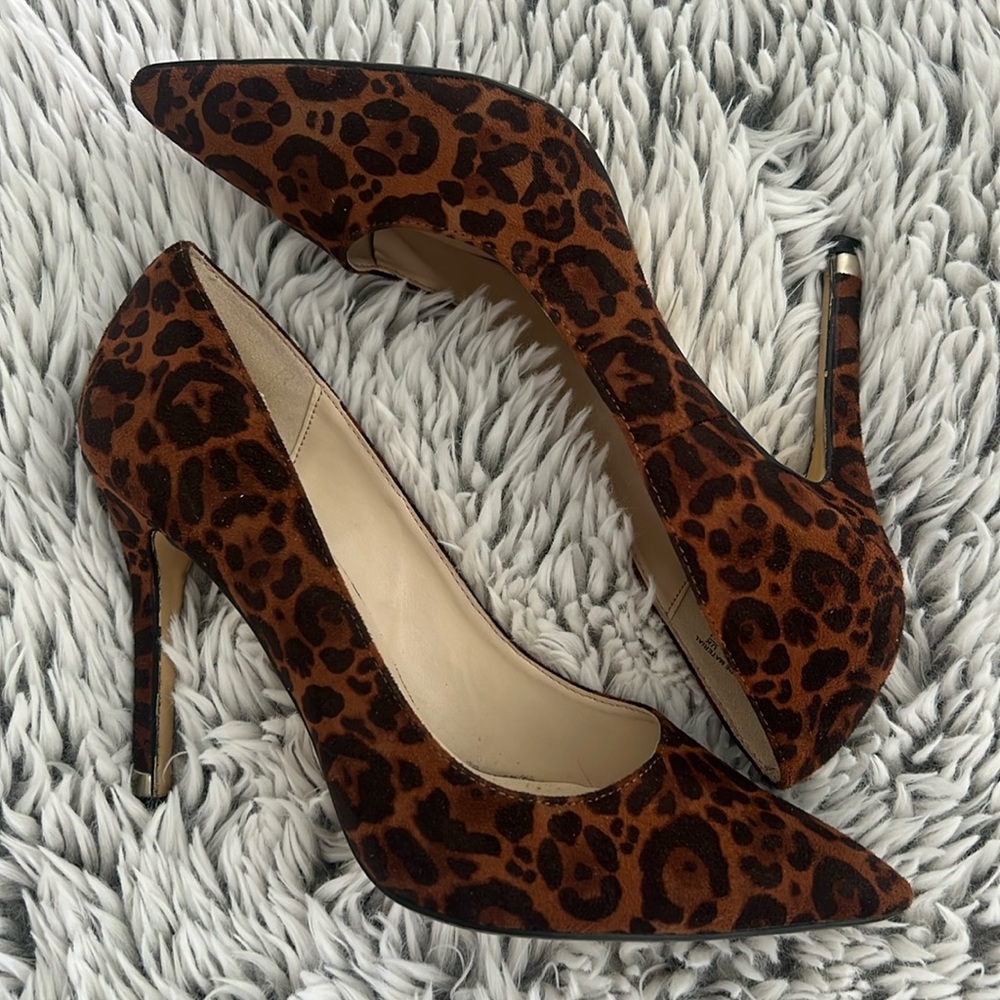 Kardashian Kollection leopard heels